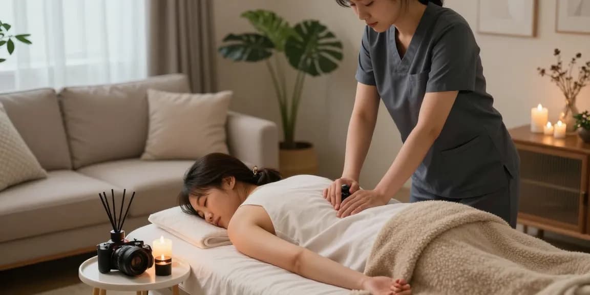 Experience premium 영등포출장마사지 in a serene home setting with a professional therapist.