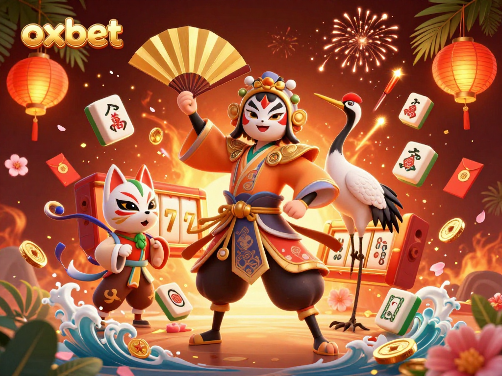 Experience thrilling gameplay at Oxbet with vibrant 3D characters and dynamic casino elements.