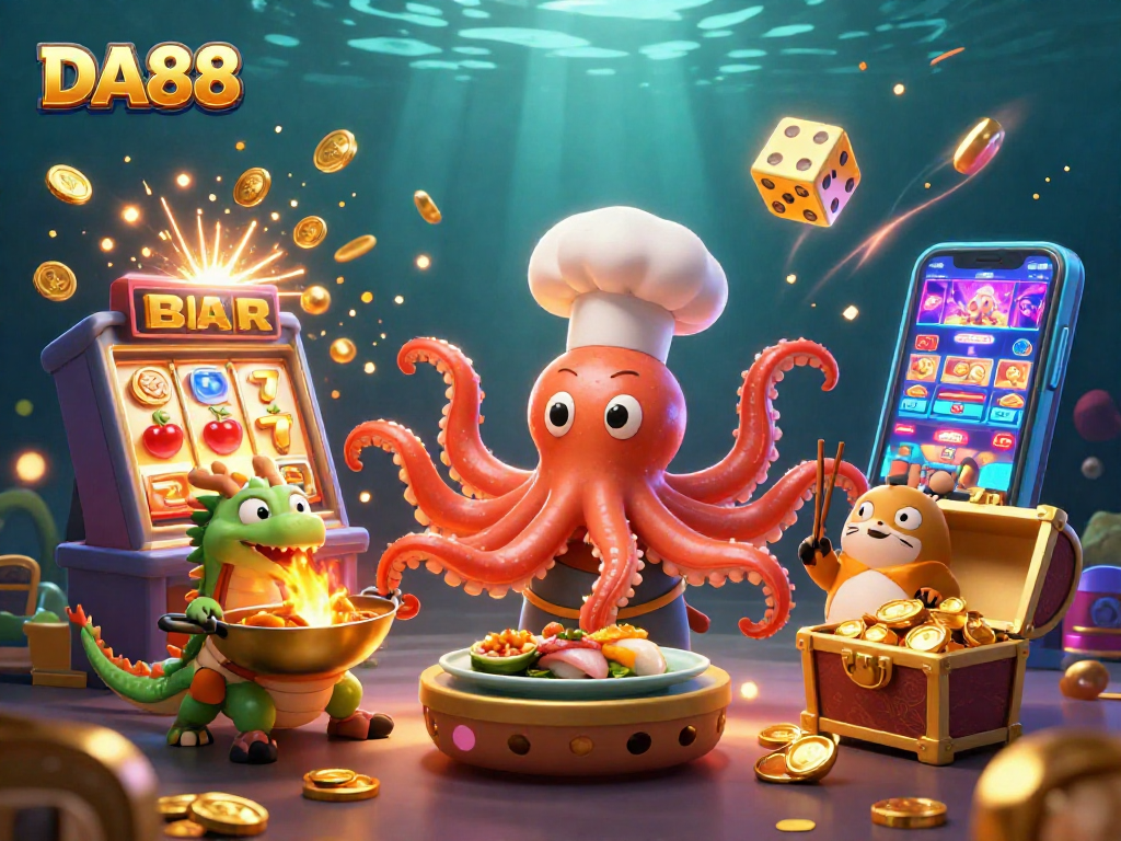 Experience excitement at DA88 with dynamic jackpot scenes and engaging casino elements.