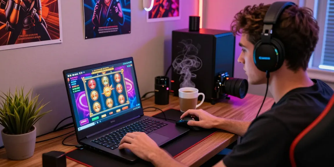 Pengalaman bermain slot Thailand yang seru dengan suasana nyaman dan aksesori gaming modern.