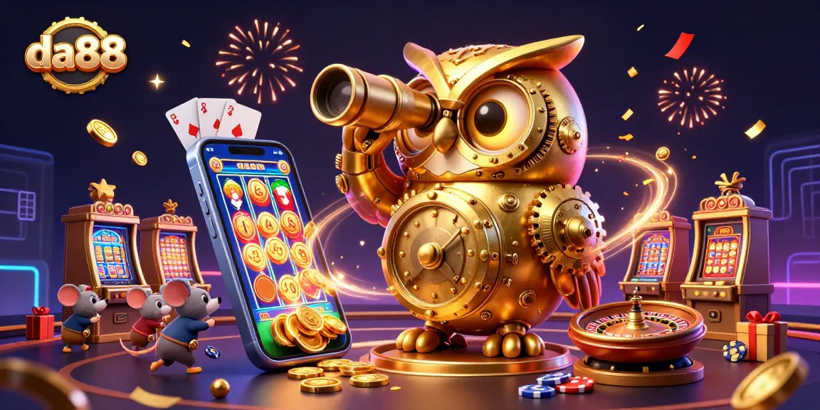 Experience thrilling gameplay with da88 in this vibrant casino scene full of energy.