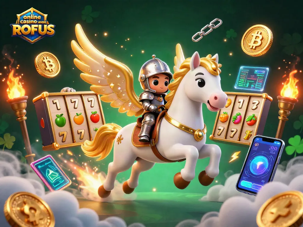 Experience online casino uden ROFUS with engaging slot reels and vibrant cosmic elements in this dynamic illustration.