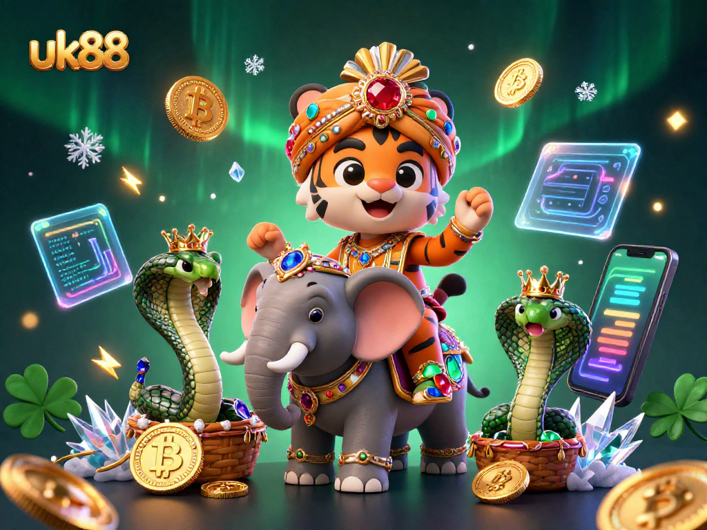 Engage in thrilling gameplay at uk88 with vibrant casino elements and crypto showcases.