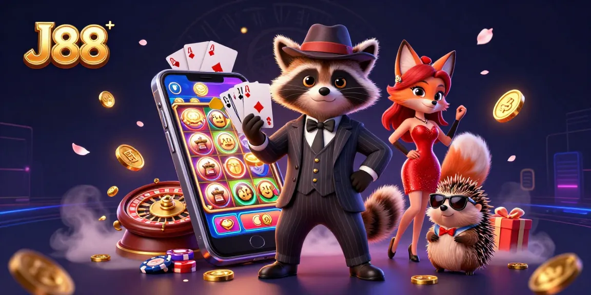 Experience thrilling moments with J88's vibrant online games and dynamic casino atmosphere.