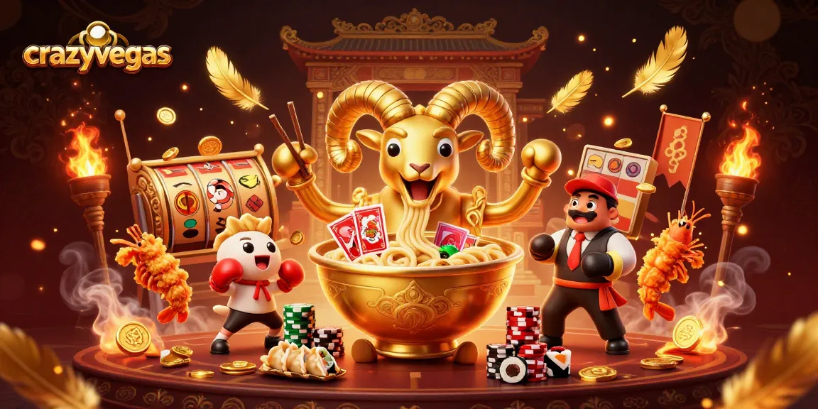 Spin to win with crazyvegas as golden ramen bowl dealers engage in high-stakes gameplay.