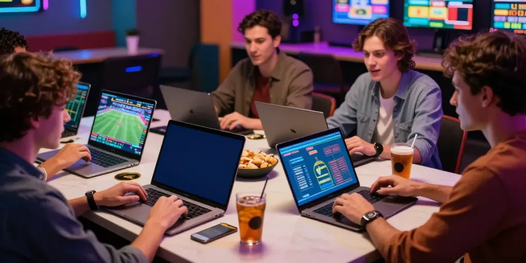 Highly engaged players exploring https://net88.broker/ in a vibrant online gaming environment.