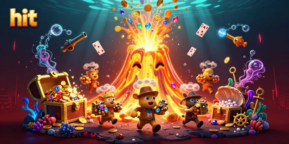 Hit big with vibrant casino treasures amidst underwater adventure in 3D fantasy