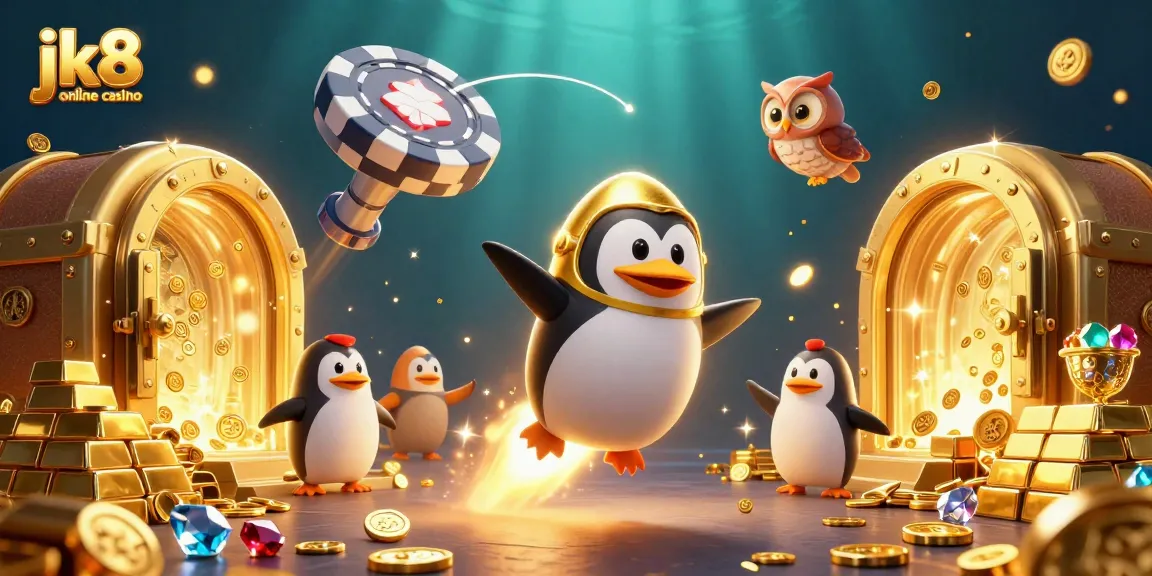 Experience thrilling games at jk8 online casino with whimsical 3D characters and vibrant visuals.