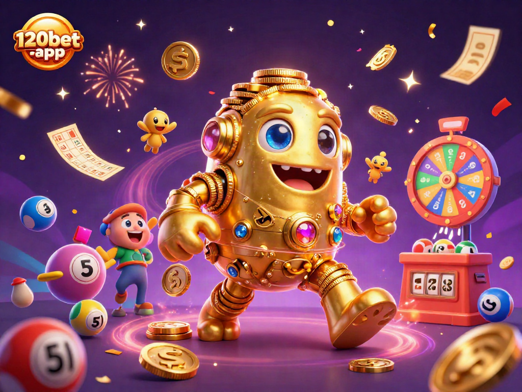 Engage in thrilling gameplay with the dynamic visuals of the 120bet-app featuring exciting lottery activities.
