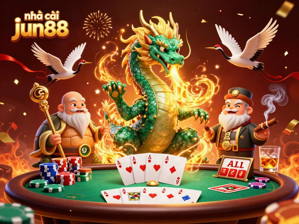 nhà cái jun88 trình diễn bài cào với ngọn lửa vàng và may mắn từ các biểu tượng trò chơi