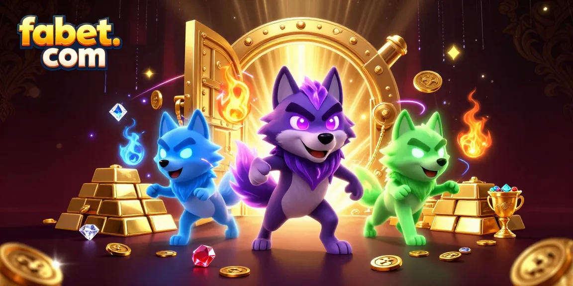 Experience unique gaming and vibrant jackpots at fabet. com with thrilling 3D illustration.