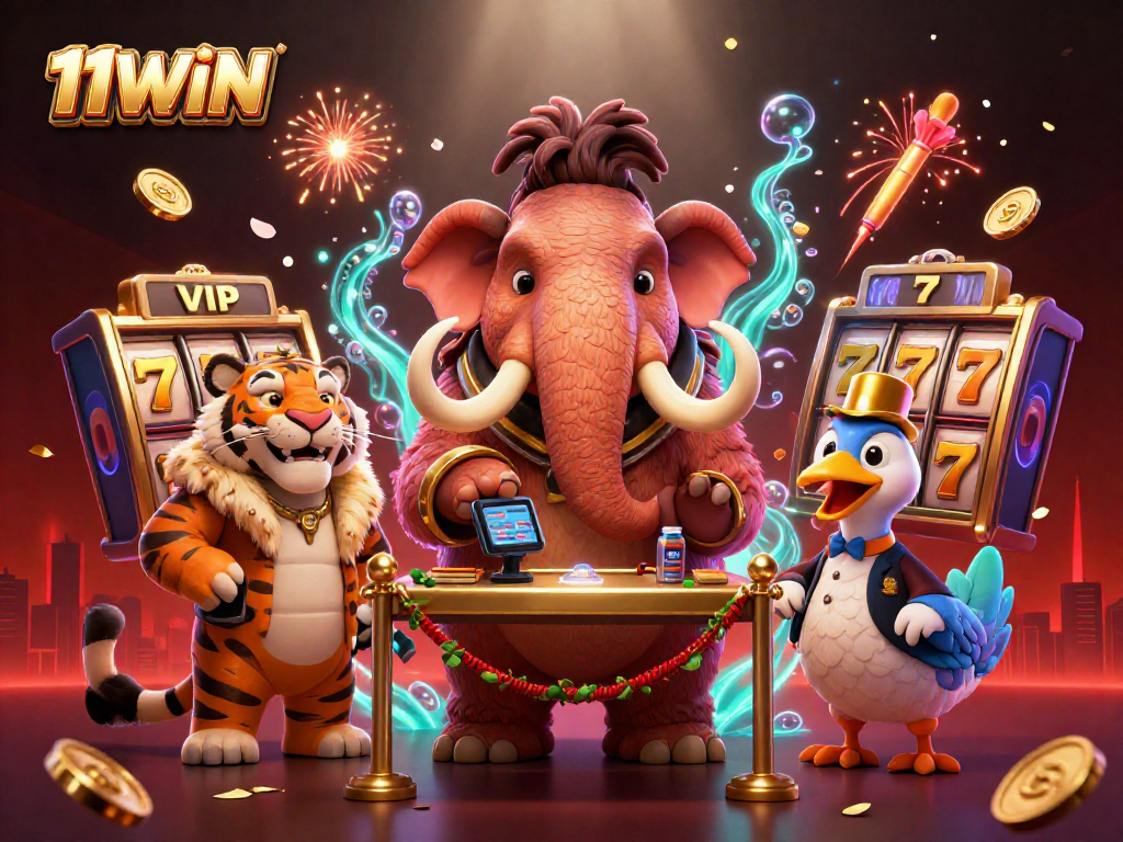 Experience the thrilling adventure at 11WIN, where strategy meets excitement in a vibrant casino setting.