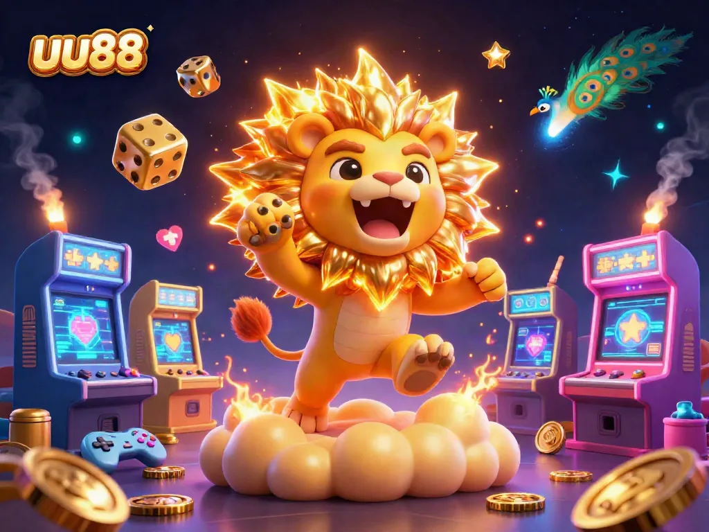 Engage in thrilling gameplay with uu88's casino magic and vibrant 3D elements.