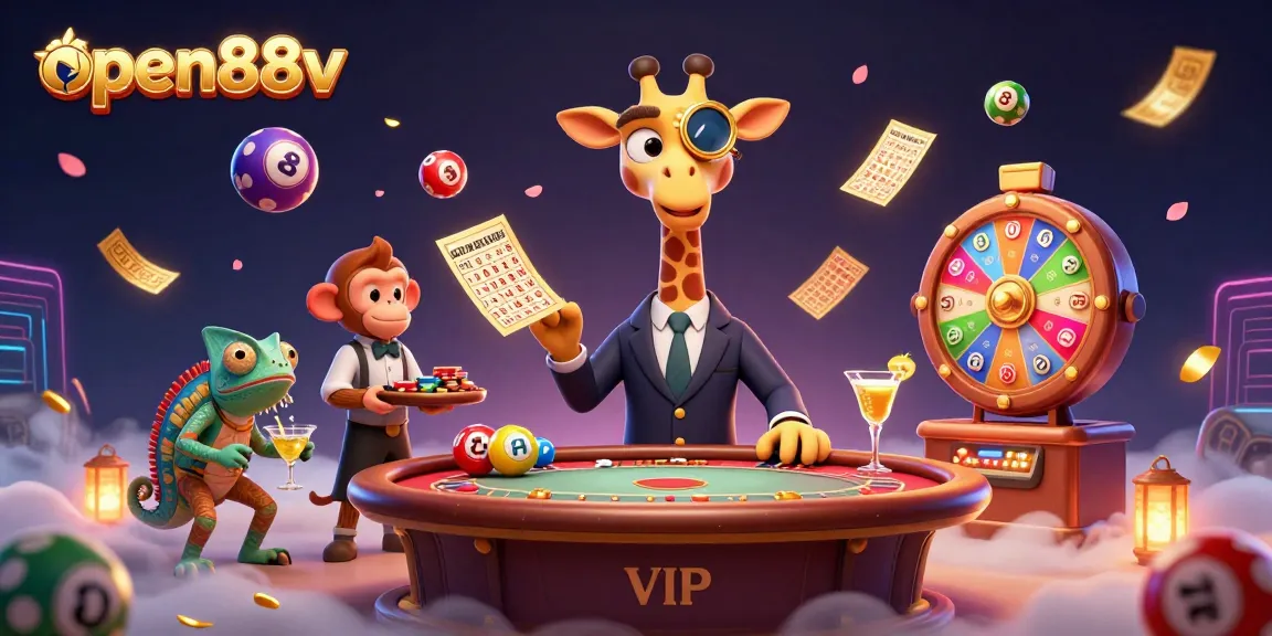 Experience thrilling gameplay with open88v in a vibrant casino scene full of dynamic elements.