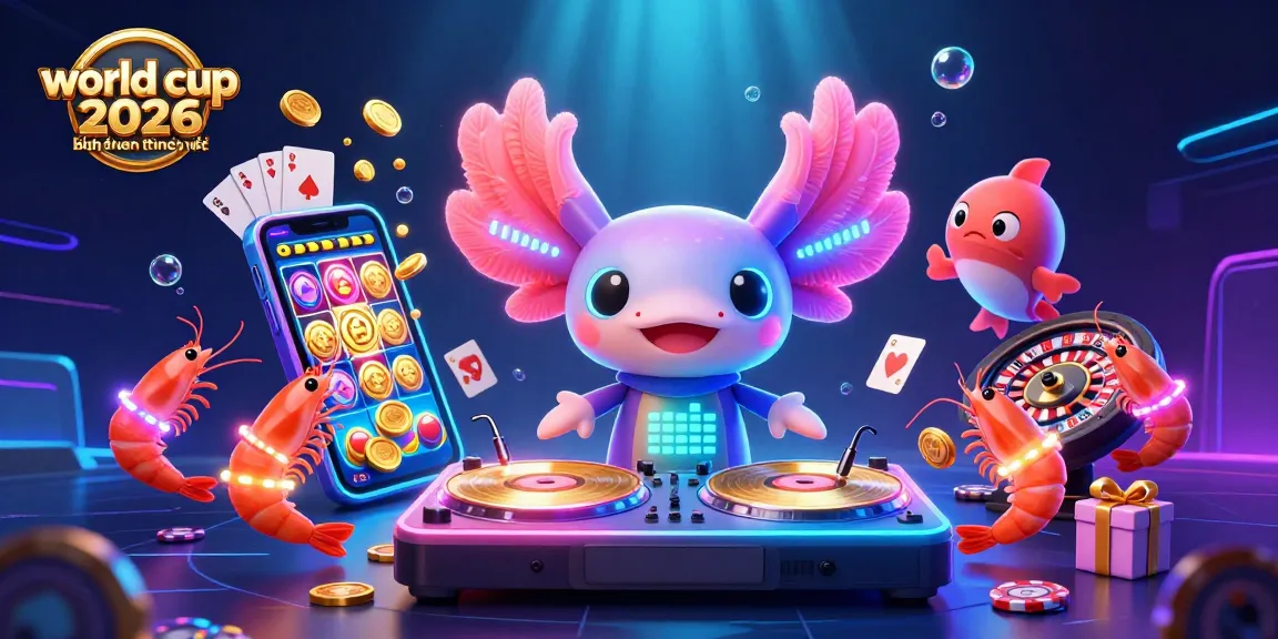 Engage in world cup 2026 bình luận tiếng việt with vibrant casino-themed 3D art featuring lively characters and dynamic gaming elements.