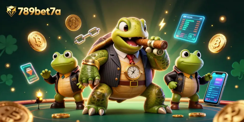 Experience the thrilling vibes of 789bet7a casino, featuring colorful characters and lively game elements.