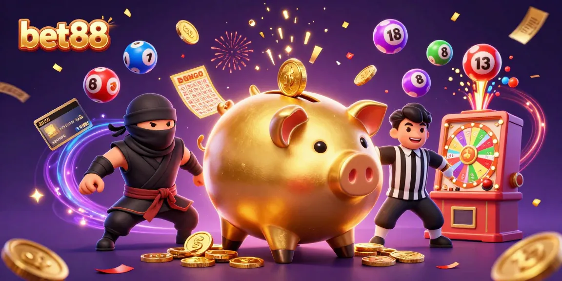 Experience the thrill of gaming at bet88 with dynamic lottery action, vibrant characters, and exciting prizes.