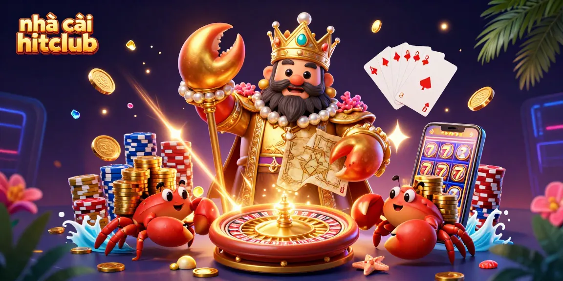 Experience thrilling games at nhà cái hitclub with a dynamic scene of golden treasures and exciting casino elements.
