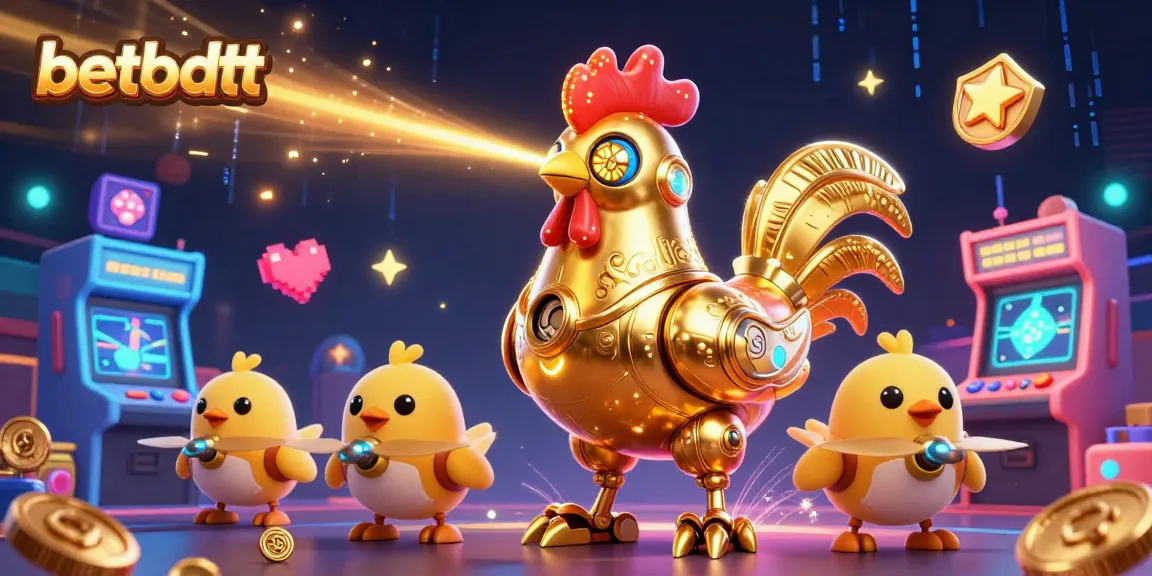 Experience the adventure at betbdtt with vibrant characters in a lively casino scene filled with games.