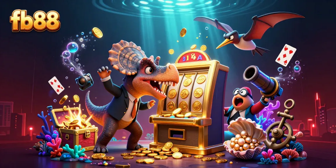 Experience the thrill at fb 88 with a pachycephalosaurus jackpot scene amid vibrant casino action.