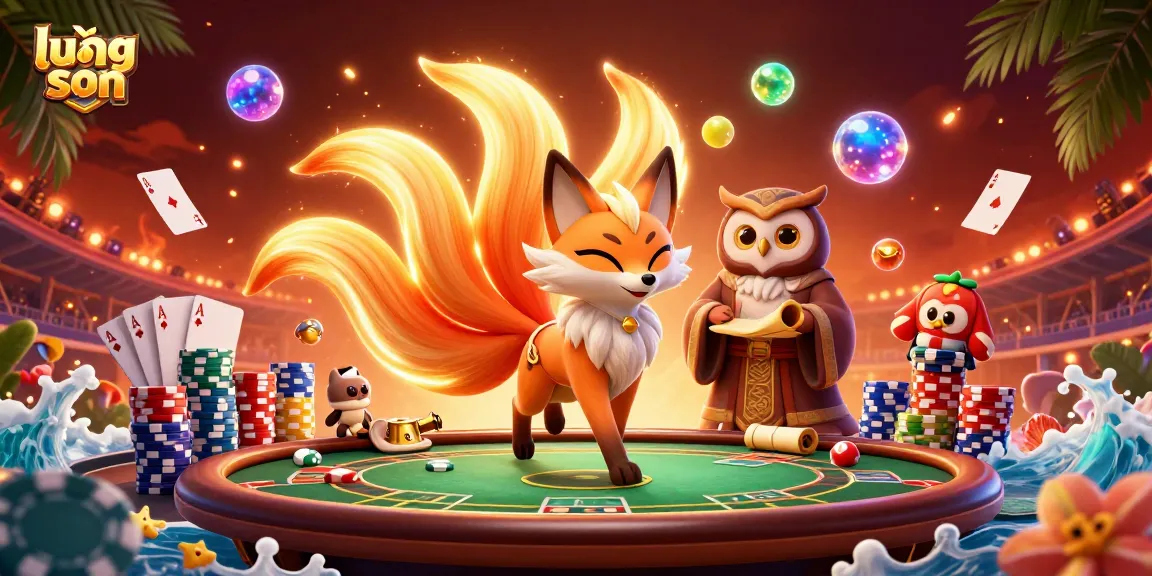 Experience the vibrant world of lương sơn in this dynamic sports betting scene featuring lively characters and rich casino elements.