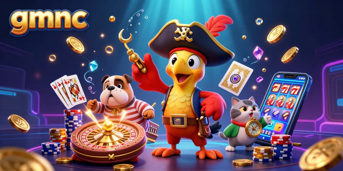 Experience thrilling gaming with gmnc as the pirate captain commands a vibrant casino adventure.