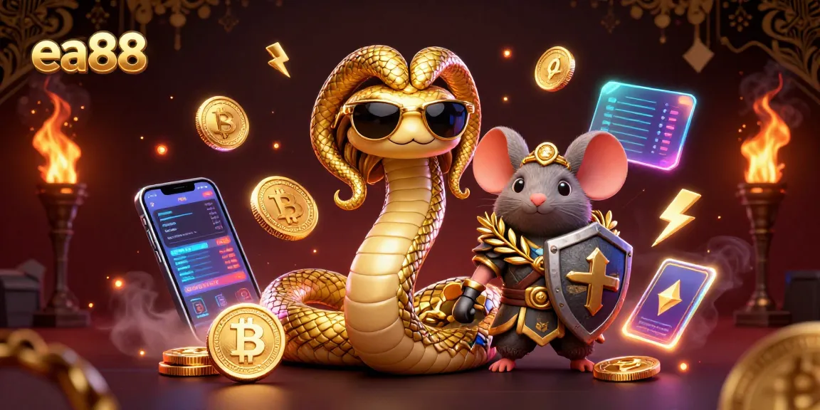 Experience the lively world of ea88 with Medusa and friends engaging in thrilling gambling adventures.